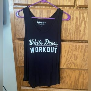 Bride workout tank